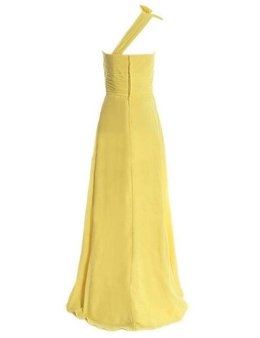 Simple Bridesmaid Dress,One-shoulder Bridesmaid Dress,Pretty Bridesmaid Dress,Charming Bridesmaid dress ,PD126