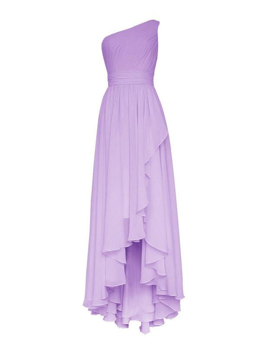 One-shoulder Bridesmaid Dress,Simple Bridesmaid Dress,Pretty Bridesmaid Dress,Charming Bridesmaid dress ,PD142