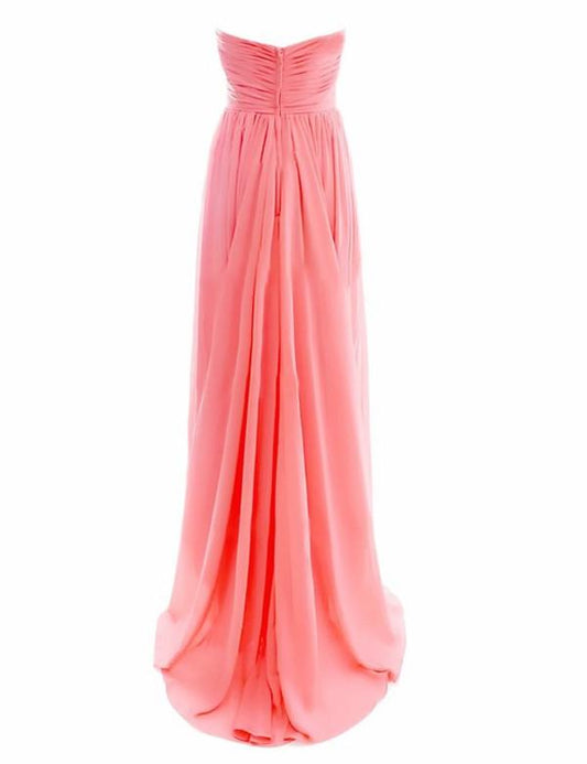 Simple Bridesmaid Dress, Strapless Bridesmaid Dress,Pretty Bridesmaid Dress,Charming Bridesmaid dress ,PD150