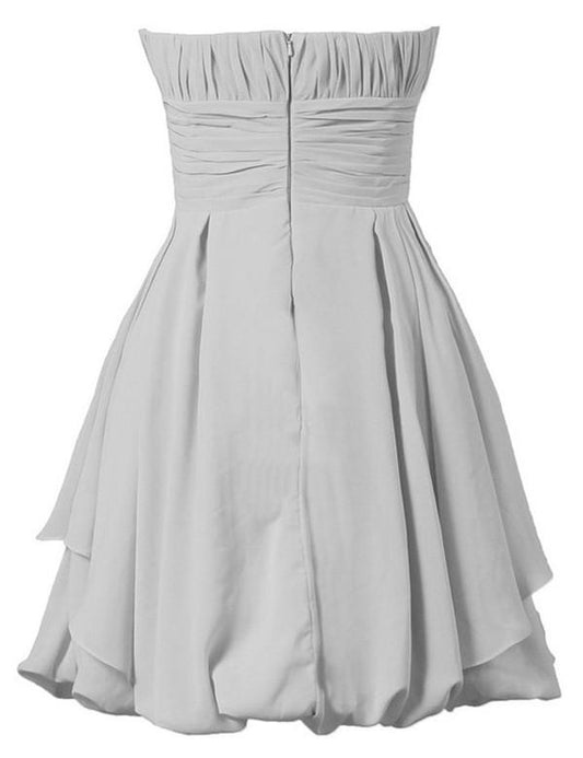Sweet Bridesmaid Dress, Strapless Bridesmaid Dress,Pretty Bridesmaid Dress,Charming Bridesmaid dress ,PD152