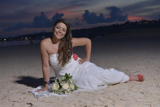 Chiffon Sweetheart Sheath Wedding Dress with Ruffle Sweep Train for Beach Weddings, WD2302243