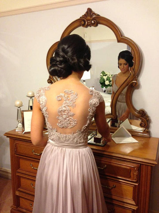 Grey Bridesmaid Dresses, BD2303181