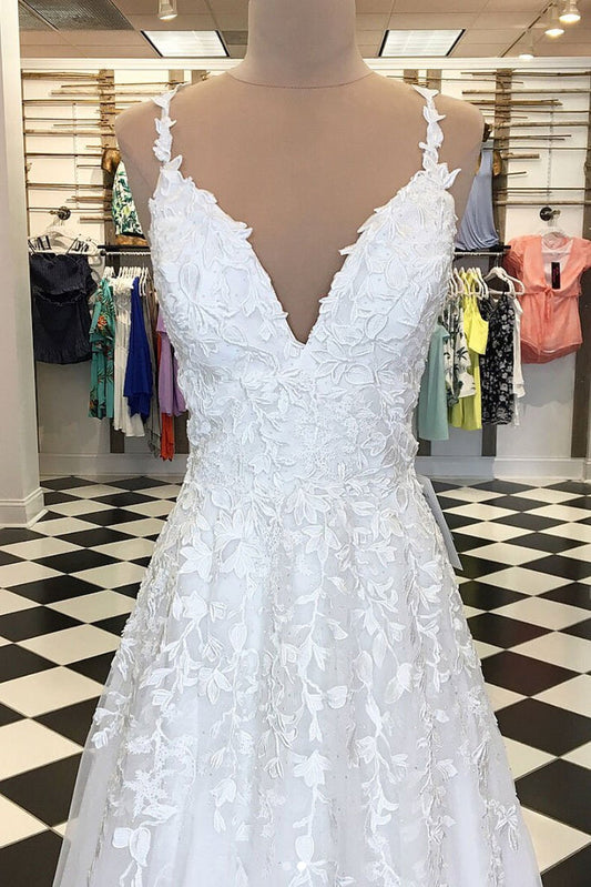 White Lace Short Prom Dress, Formal Graduation or Bridesmaid Dress, BD23031117