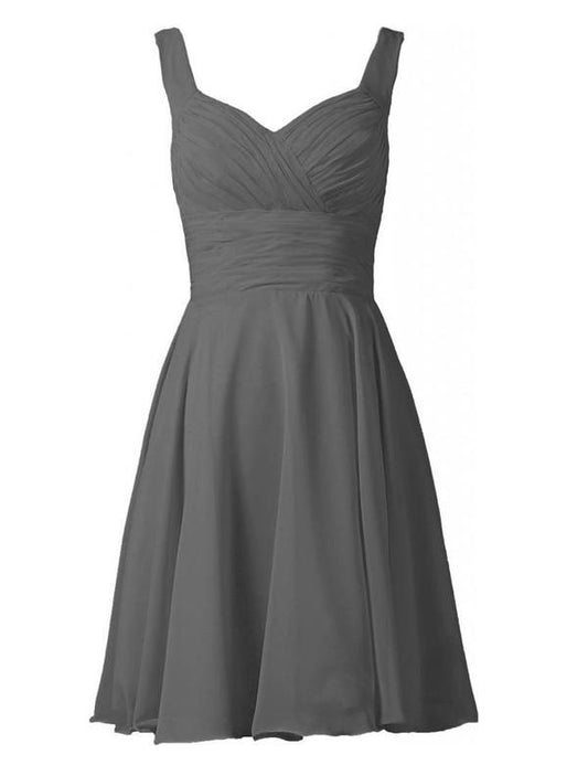 Simple Bridesmaid Dress, Grey Bridesmaid Dress,Pretty Bridesmaid Dress,Charming Bridesmaid dress ,PD153