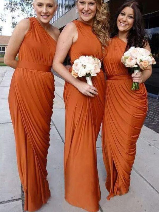 One-shoulder Bridesmaid Dress,Floor-length Bridesmaid Dress,Pretty Bridesmaid Dress,Charming Bridesmaid dress ,PD193