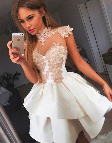 white homecoming dress, short homecoming dress, prom dress, junior homecoming dress, homecoming dress, BD3902