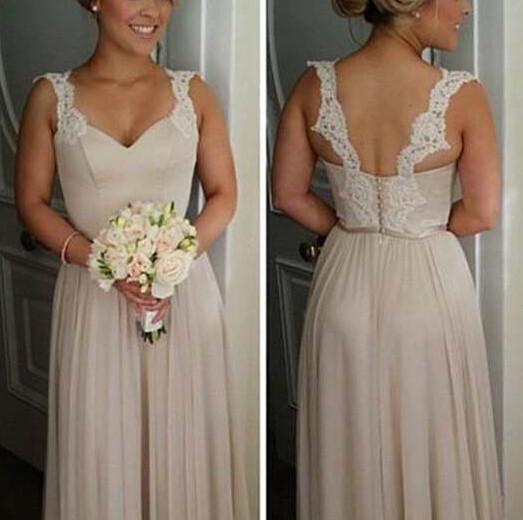 Long Bridesmaid Dress,Chiffon Bridesmaid Dress,Pretty Bridesmaid Dress,Charming Bridesmaid dress ,PD219