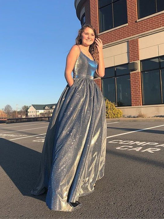 Green Sweetheart Ruffled Beaded A-Line Prom Dress, PD23030143